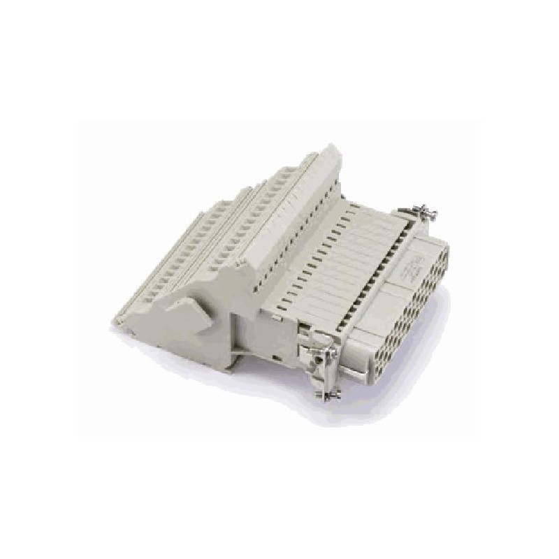 Insert HD AV, Raccordement à vis, femelle, 64 pin, 10A, Polycarbonate, 24B|48B 